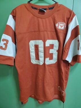 Vintage Colosseum Texas Longhorns Football Jersey 03